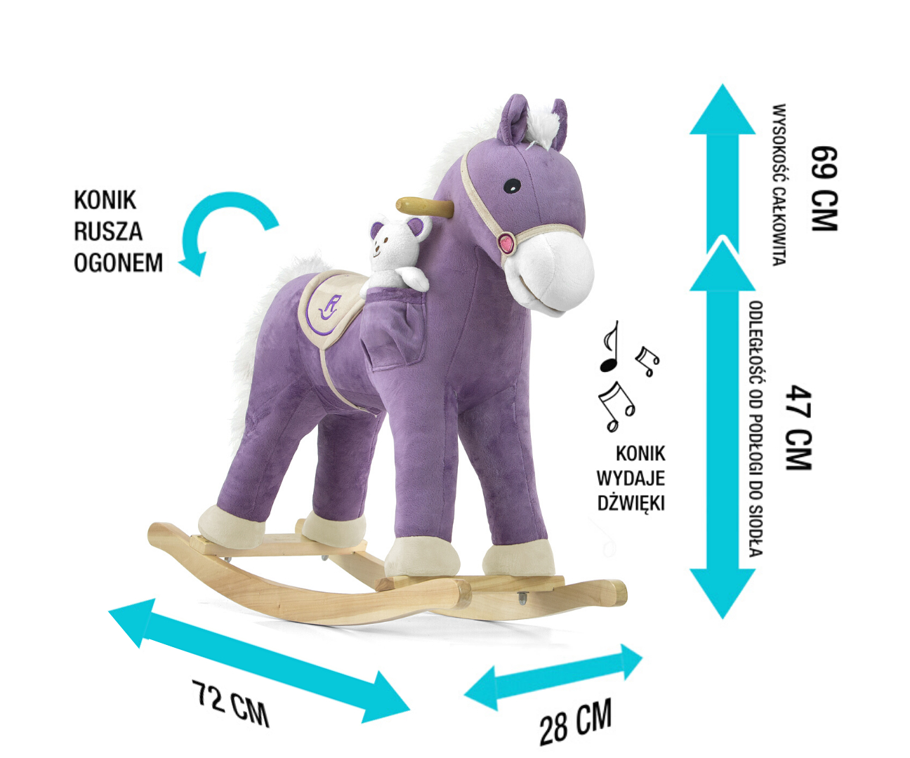 Milly Mally Koń Pony Purple — zdjęcie 6