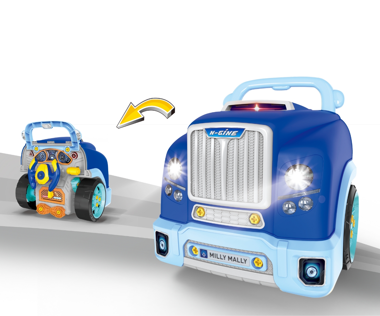 Milly Mally Silnik rozkręcalny N-gine Blue — zdjęcie 9