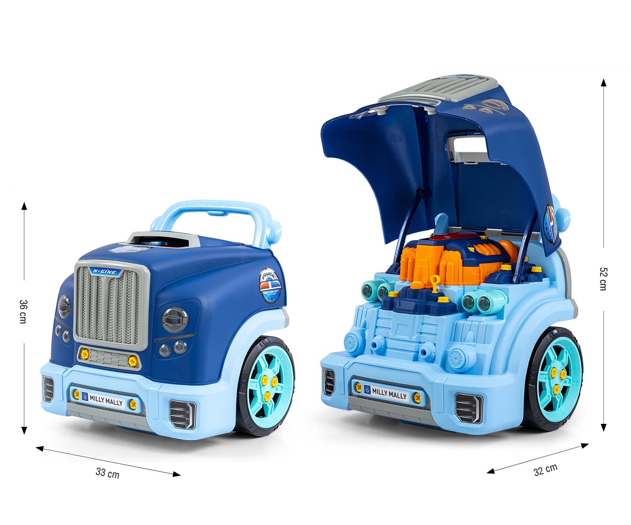 Milly Mally Silnik rozkręcalny N-gine Blue — zdjęcie 14