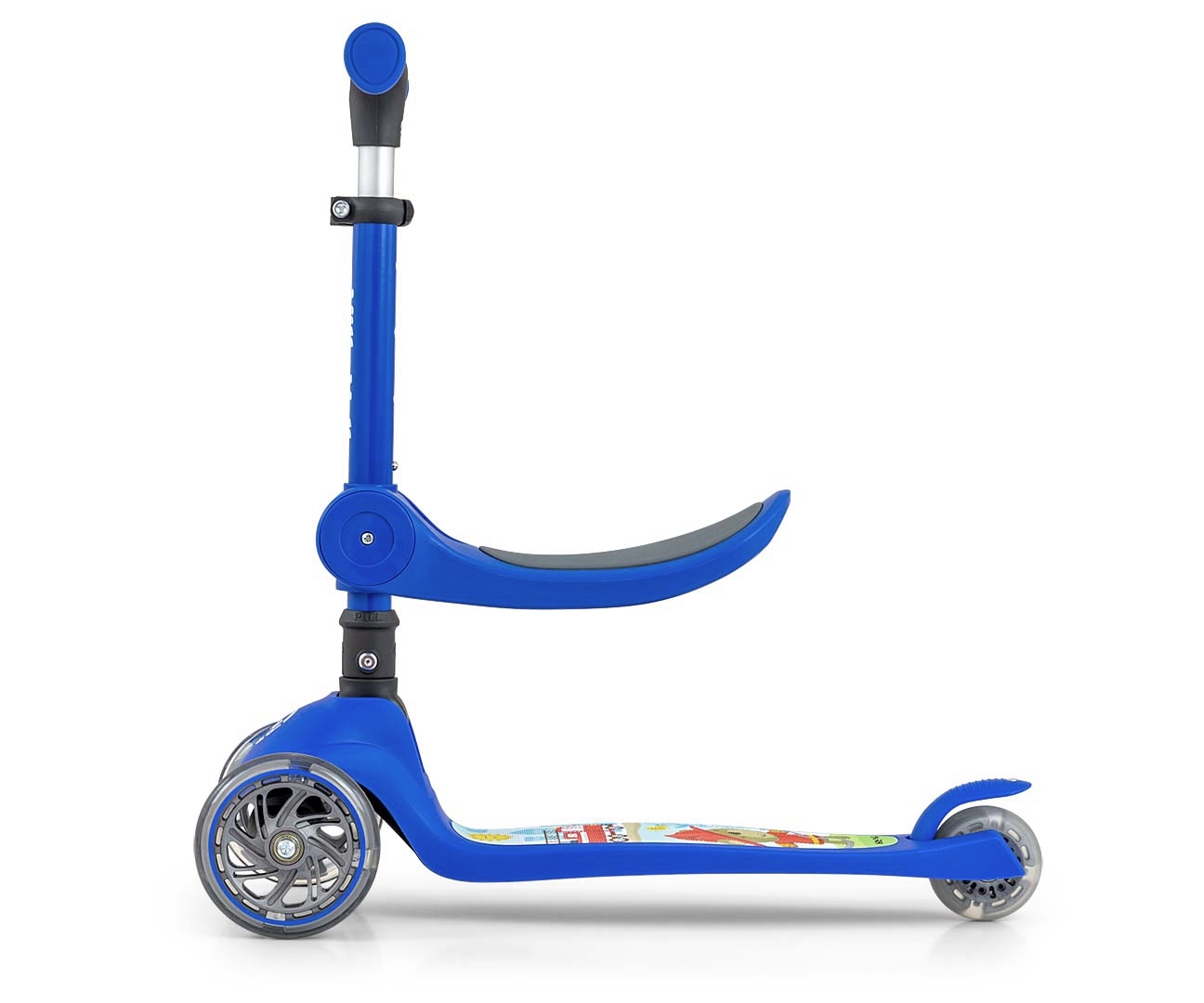 Milly Mally Scooter Fuzzy Blue — zdjęcie 2