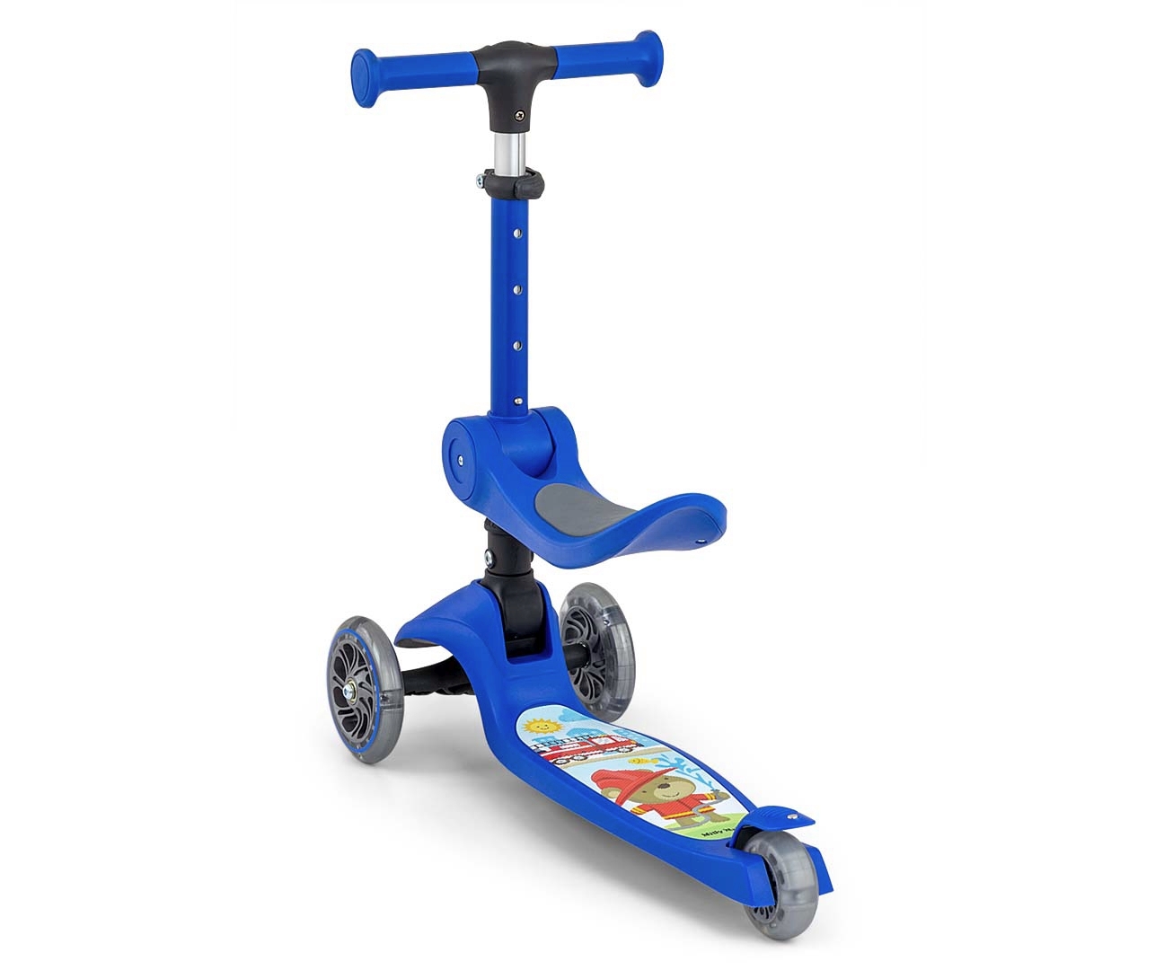 Milly Mally Scooter Fuzzy Blue — zdjęcie 4