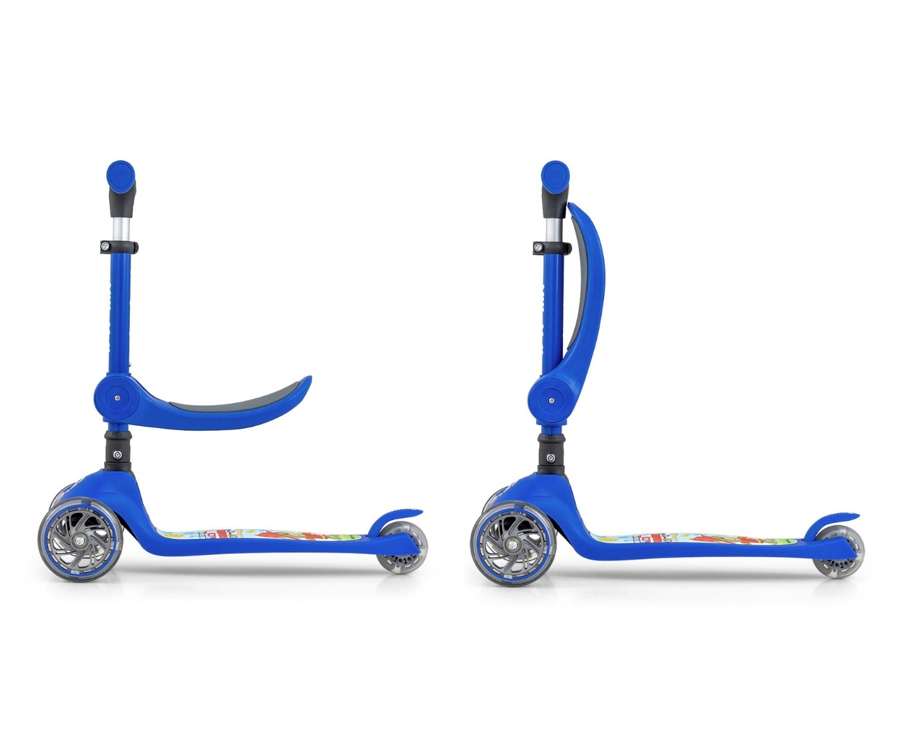Milly Mally Scooter Fuzzy Blue — zdjęcie 5