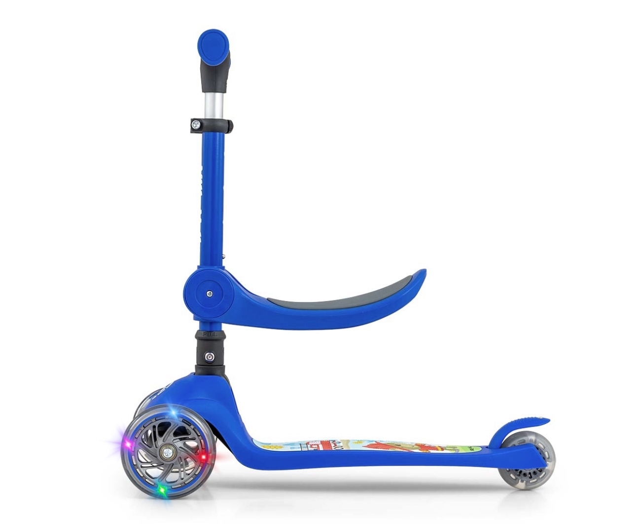 Milly Mally Scooter Fuzzy Blue — zdjęcie 6