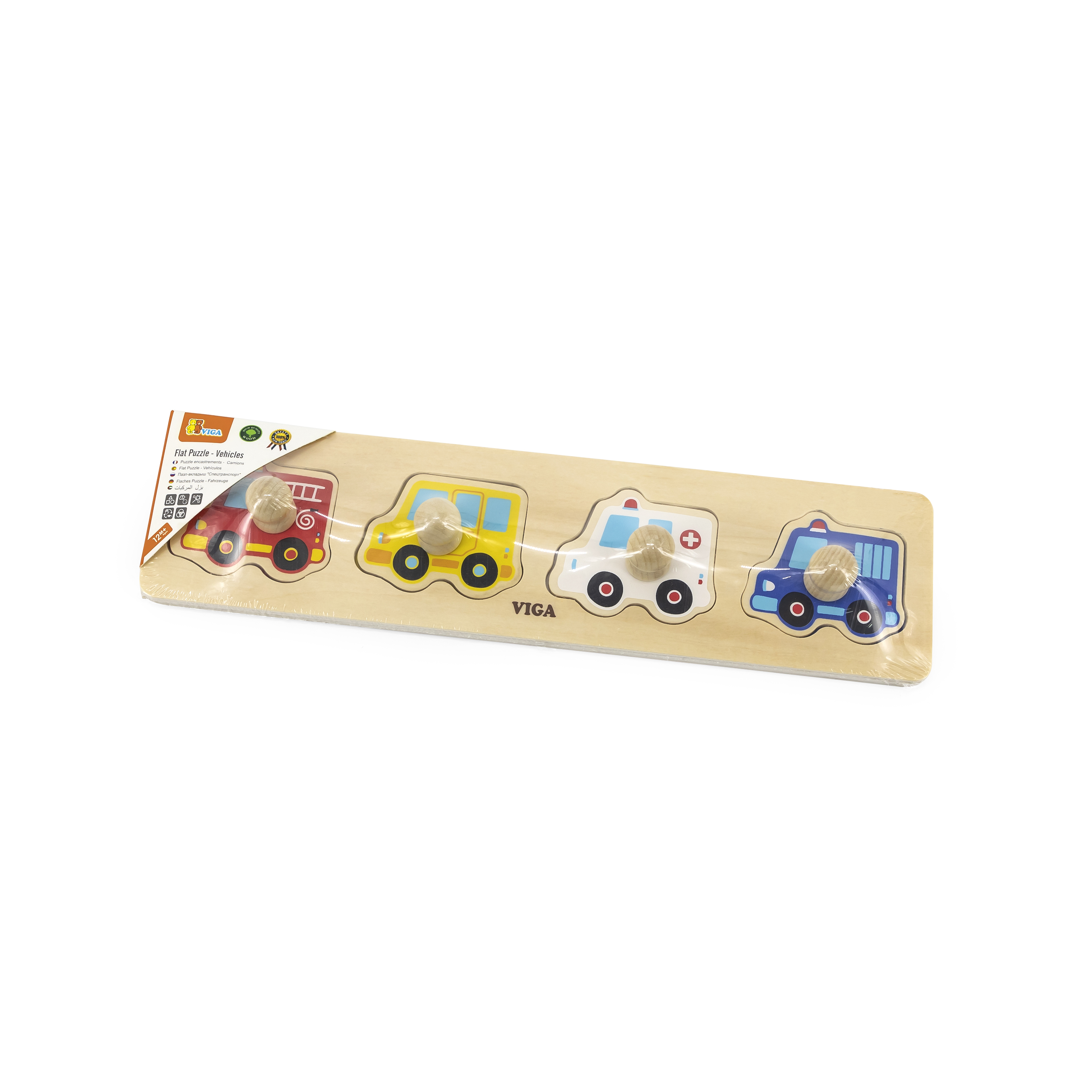Viga 44535 Pierwsze puzzle z uchwytami - auta — zdjęcie 2