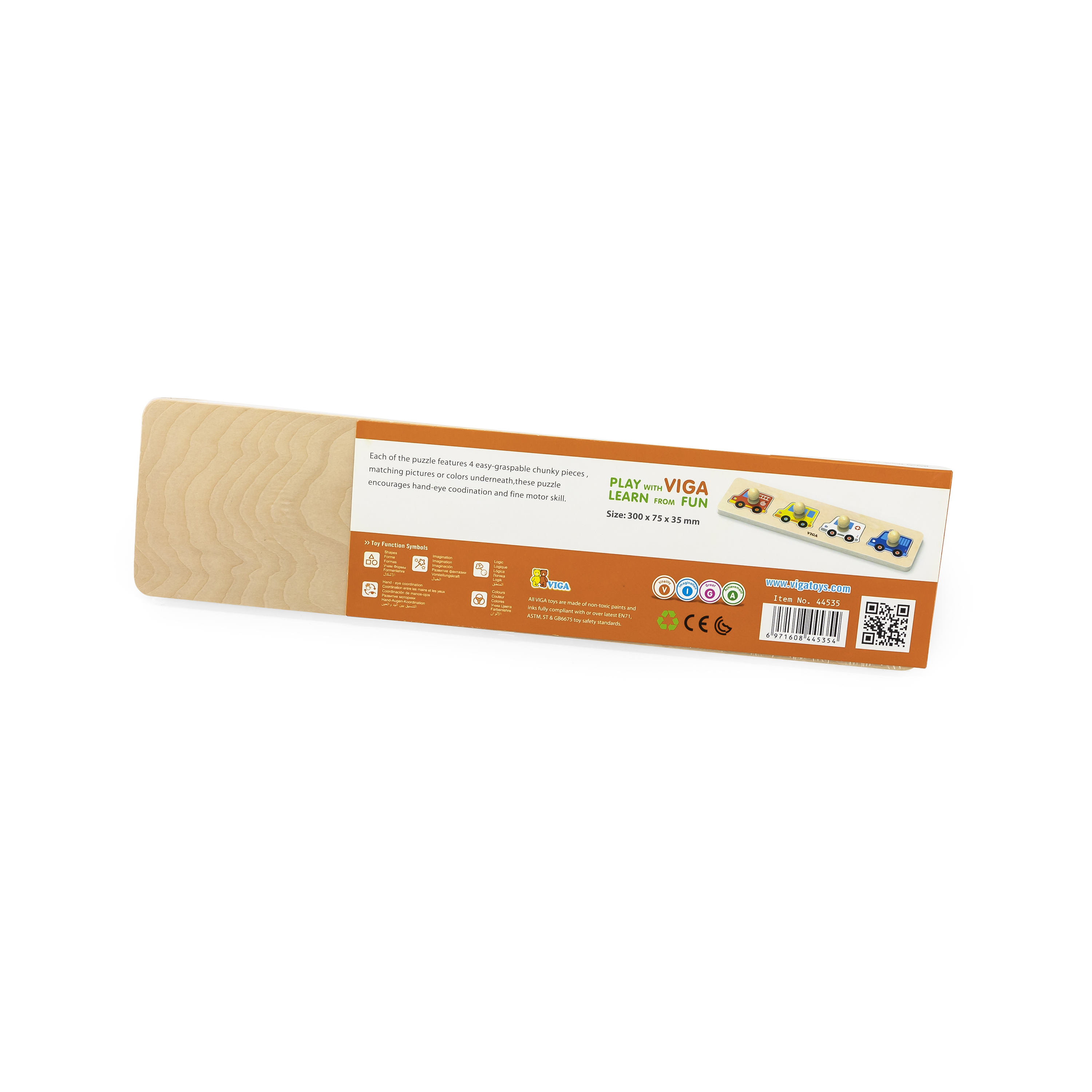 Viga 44535 Pierwsze puzzle z uchwytami - auta — zdjęcie 3