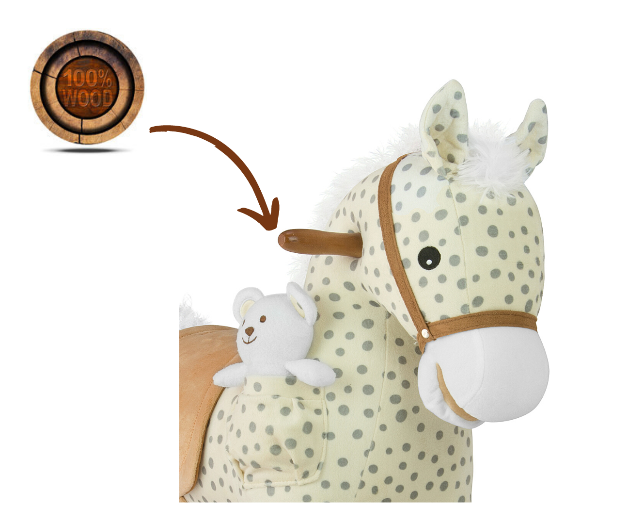 Milly Mally Koń Pony Gray Dot — zdjęcie 4