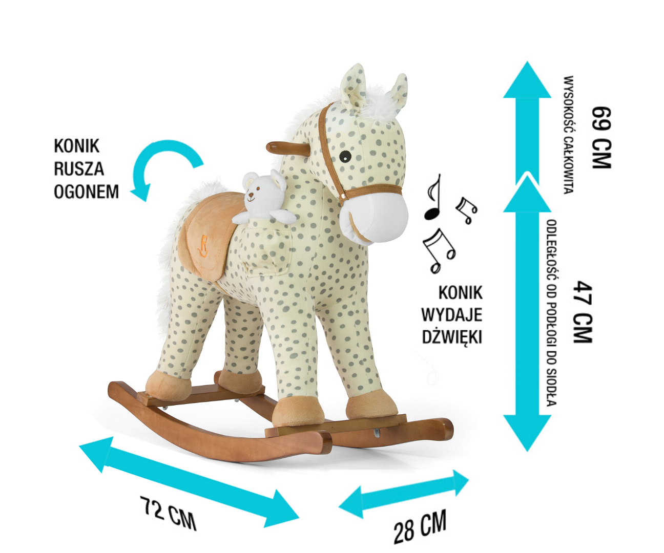 Milly Mally Koń Pony Gray Dot — zdjęcie 6