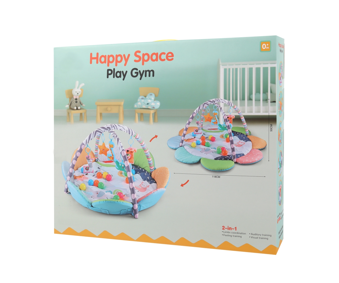 TinyMini JL639-2A Mata edukacyjna 2w1 Kwiat Zoo — zdjęcie 15