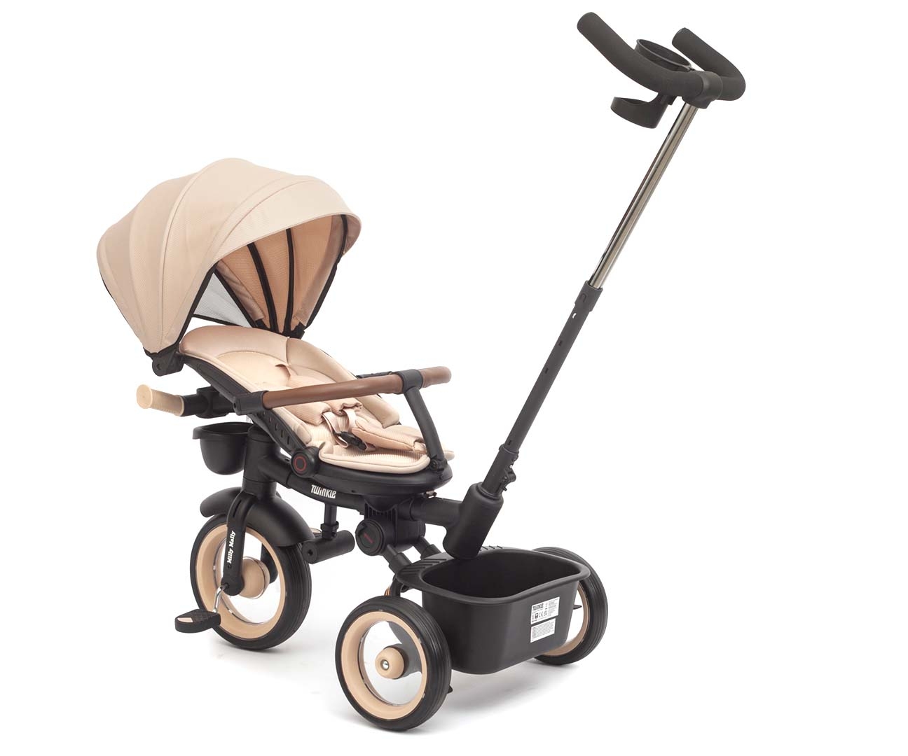 Milly Mally Rowerek Trójkołowy Twinkle Beige — zdjęcie 6