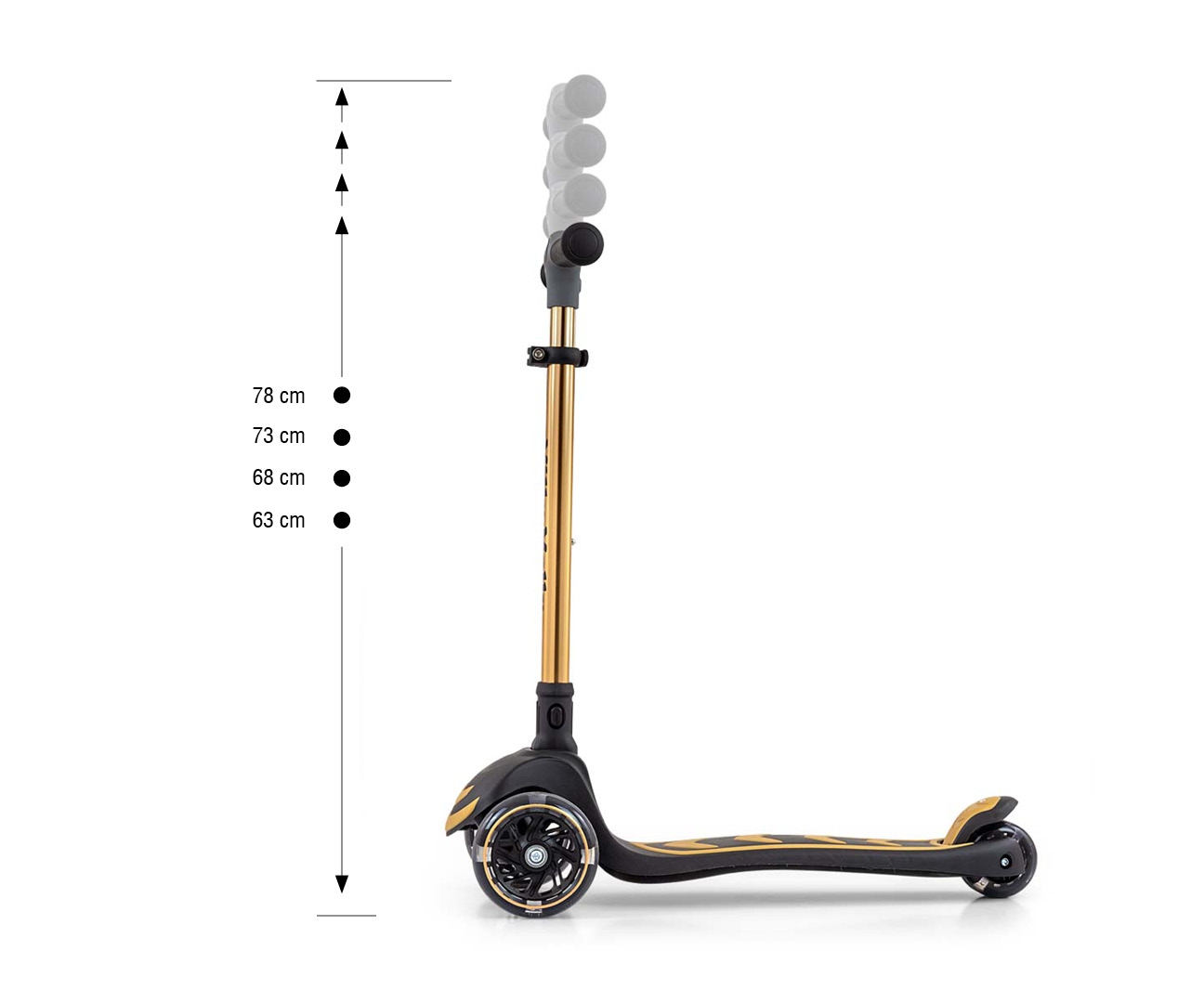 Milly Mally Scooter Boogie Golden — zdjęcie 11