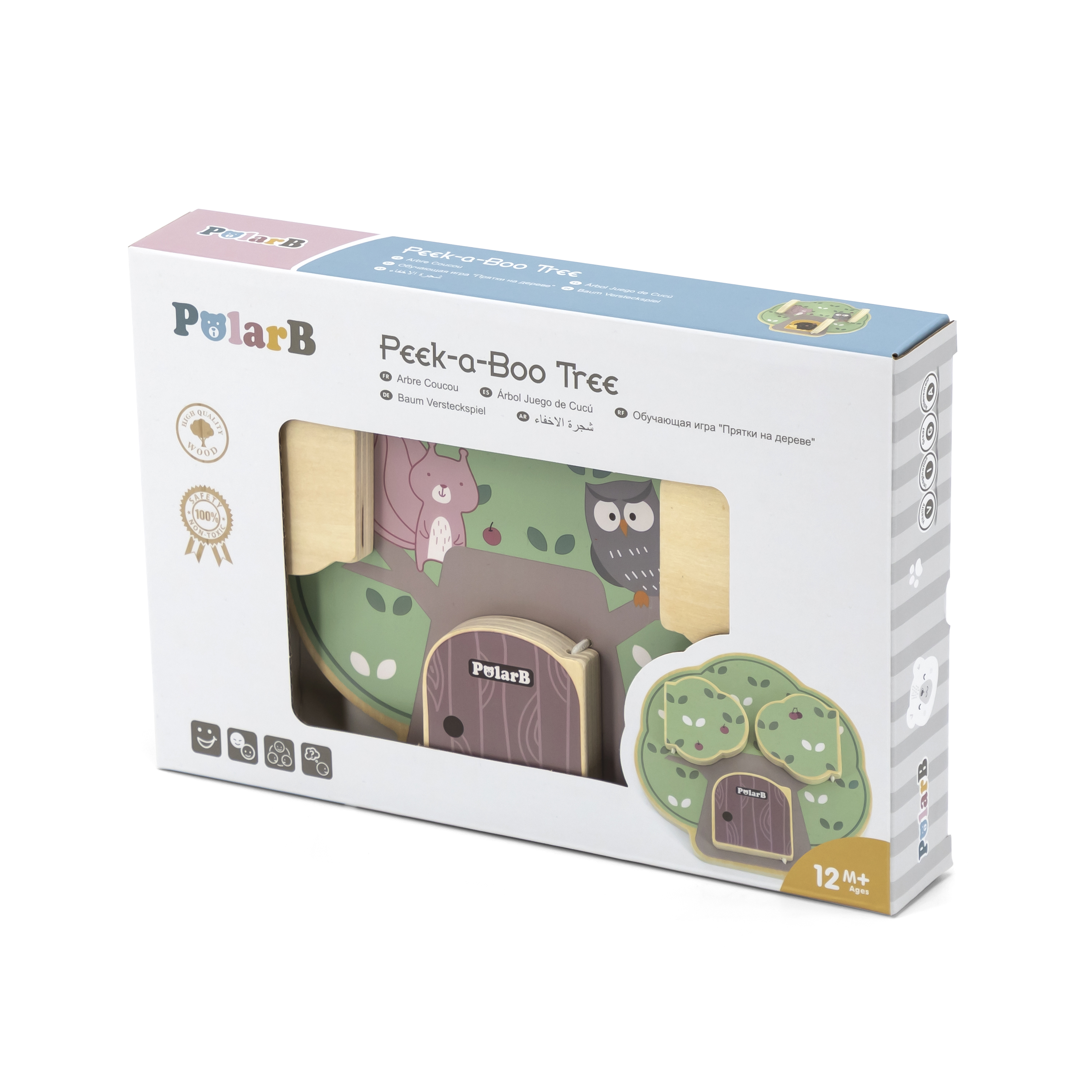 Viga 44088 PolarB Drzewo edukacyjne Peek-a-boo — zdjęcie 10