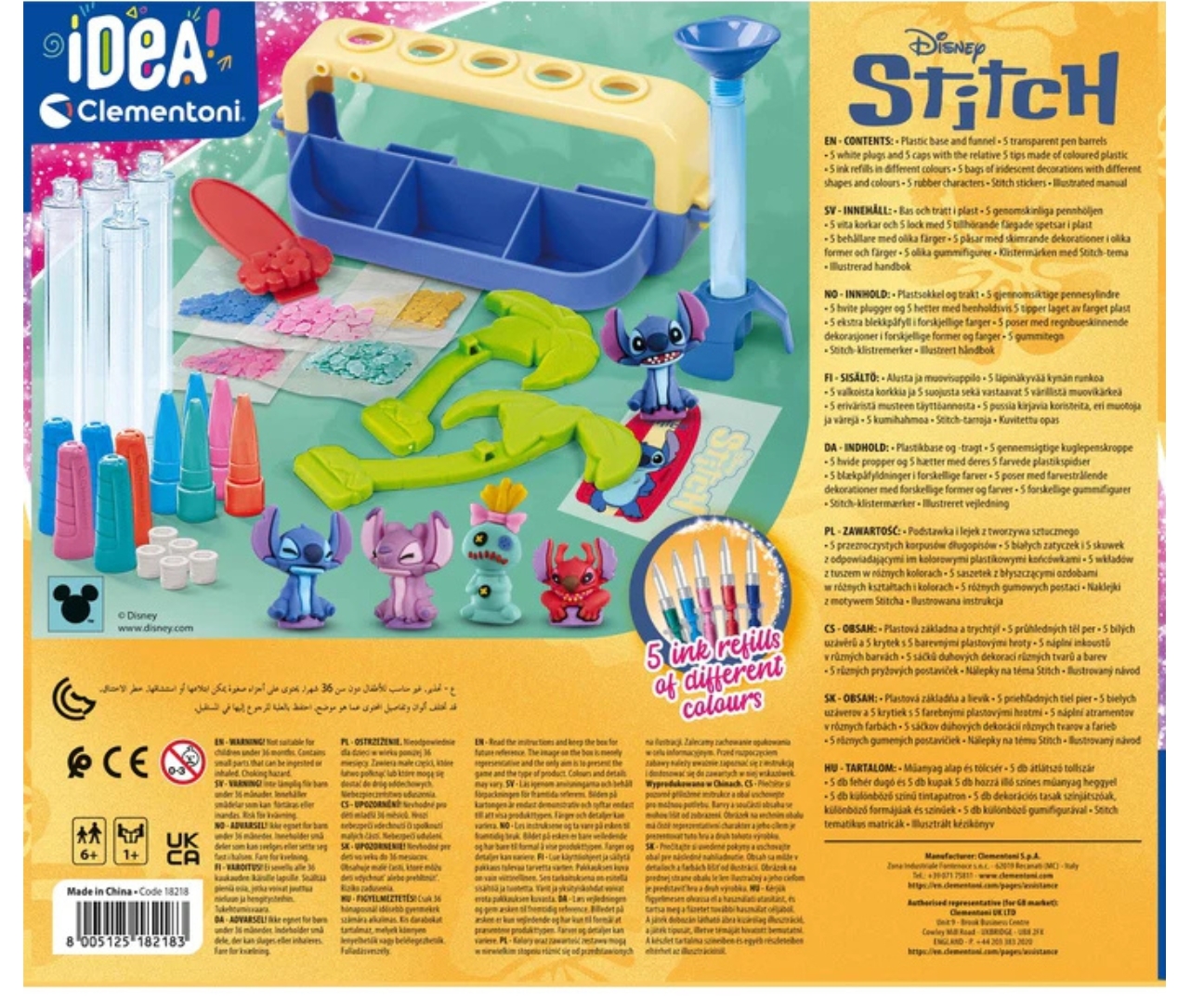 Clementoni 18218 Idea Fabryka Długopisów Stitch — zdjęcie 6