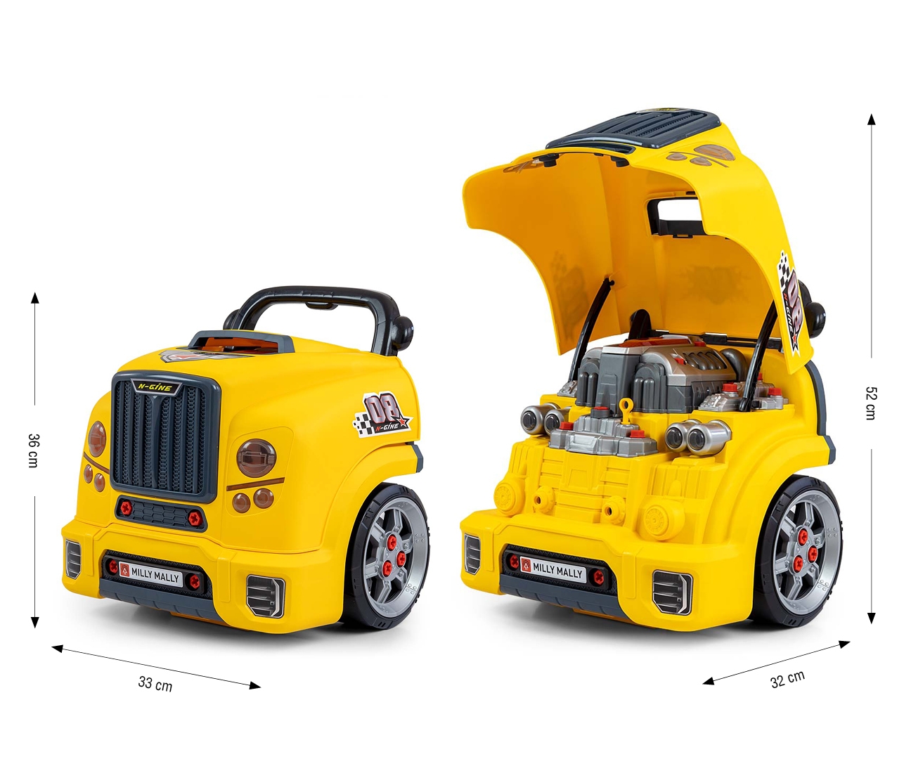 Milly Mally Silnik rozkręcalny N-gine Yellow — zdjęcie 14