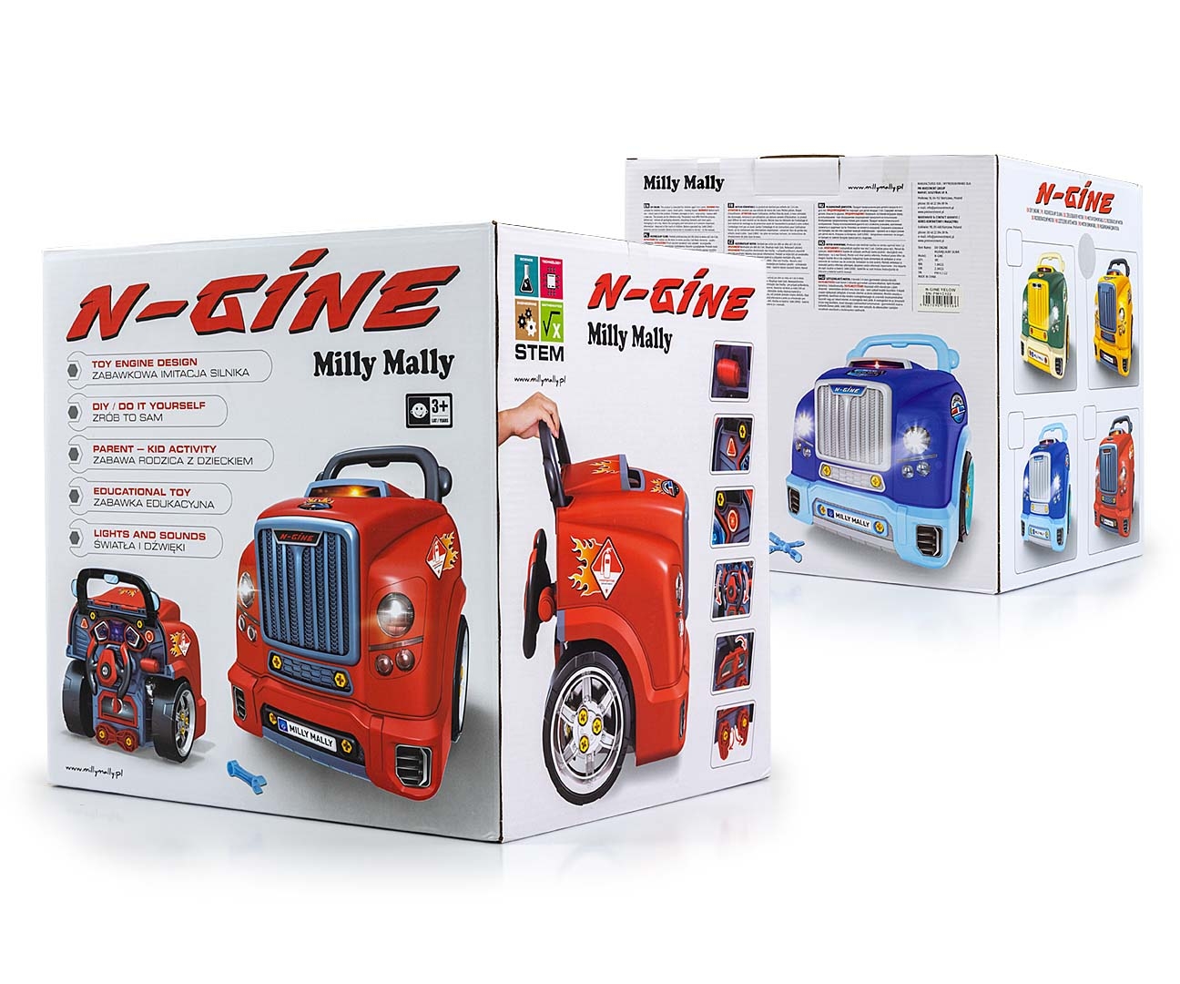 Milly Mally Silnik rozkręcalny N-gine Yellow — zdjęcie 15