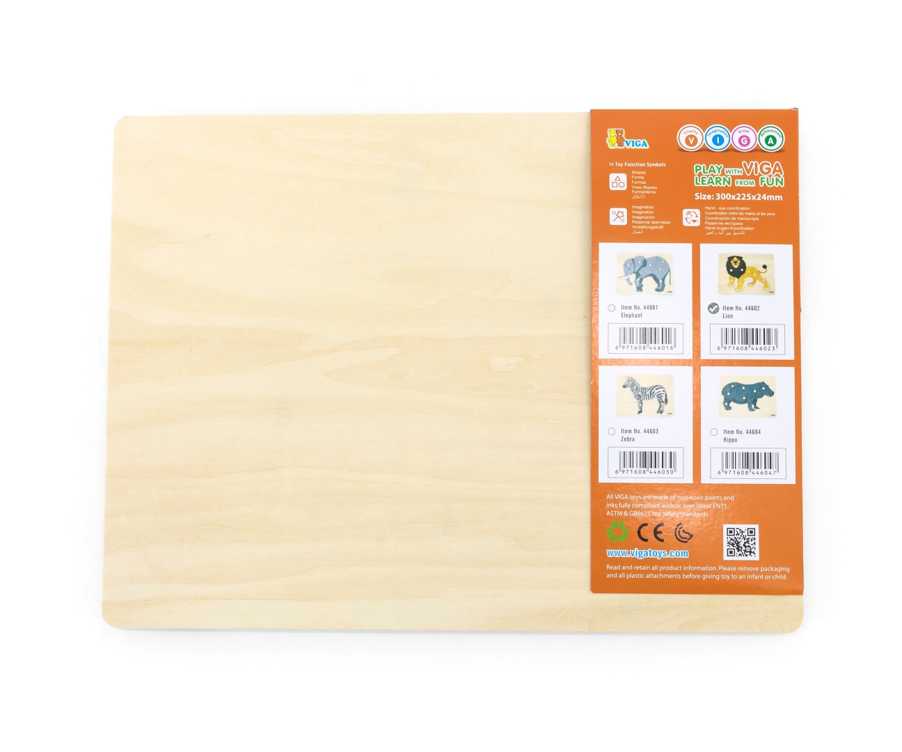Viga 44602 Puzzle na podkładce z uchwytami - Lew — zdjęcie 4