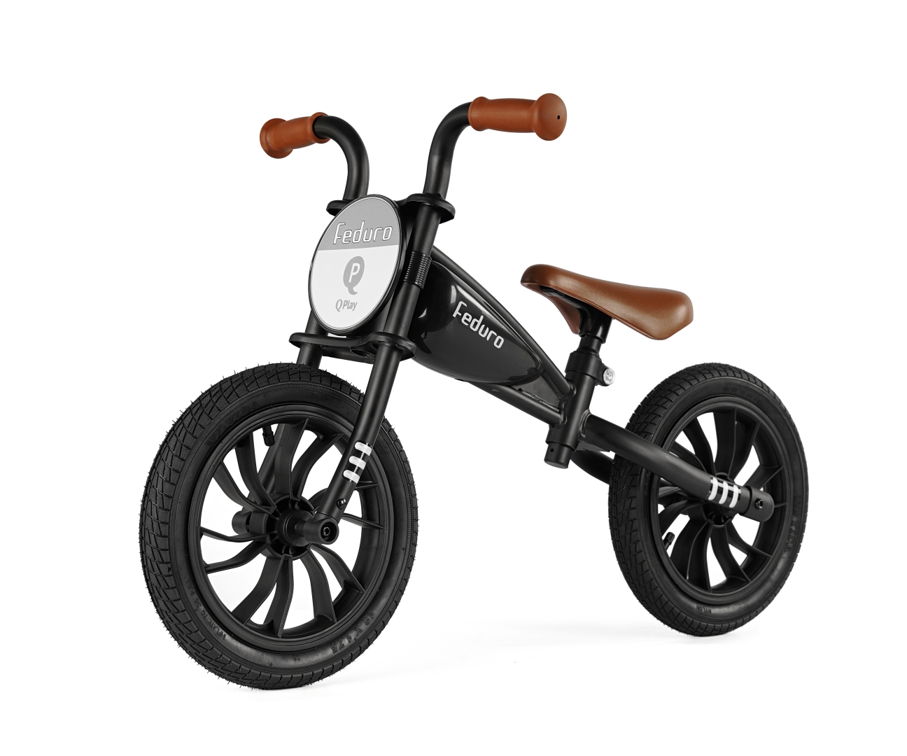 QPLAY Rowerek Biegowy Feduro Black