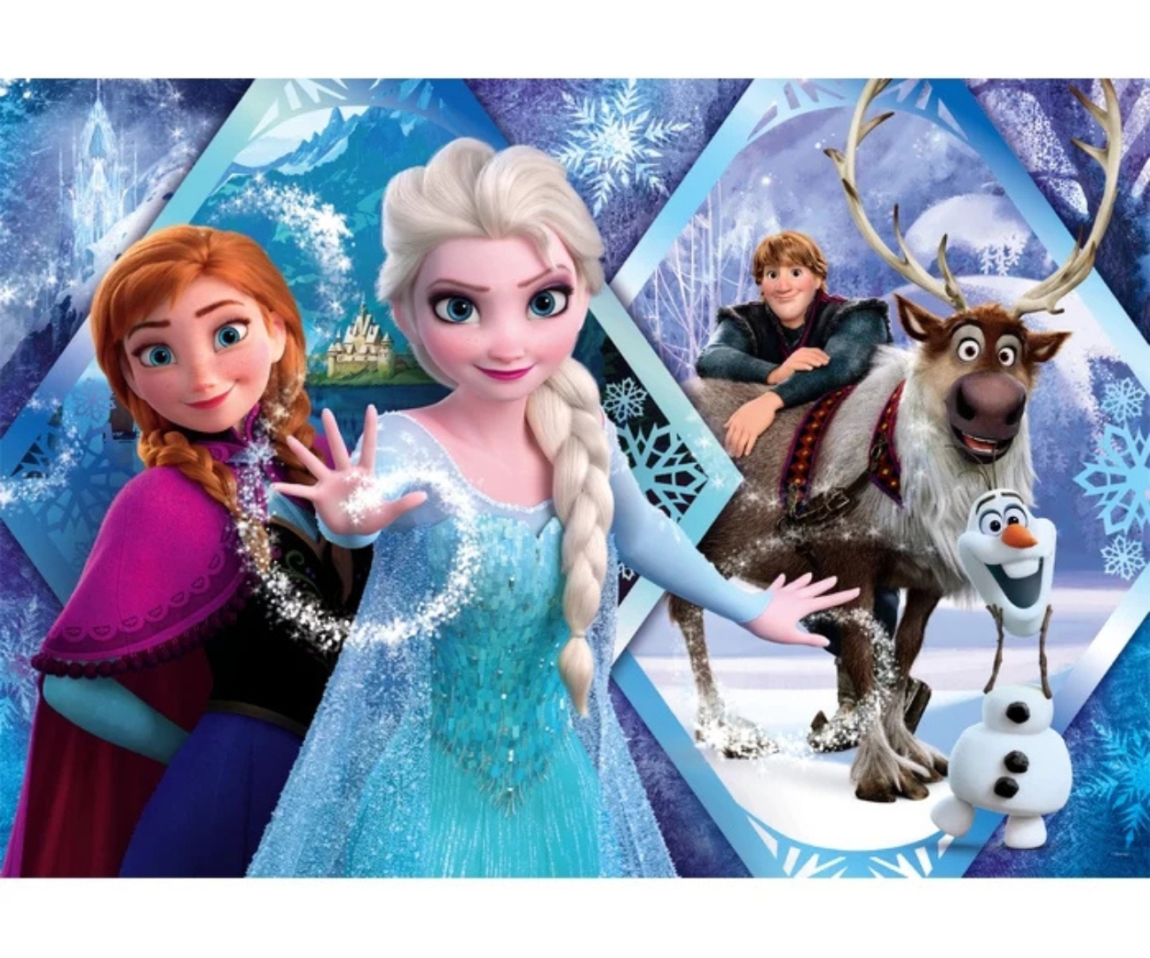 Clementoni 25045 Super Kolor Puzzle 104 Elementy - Frozen — zdjęcie 2