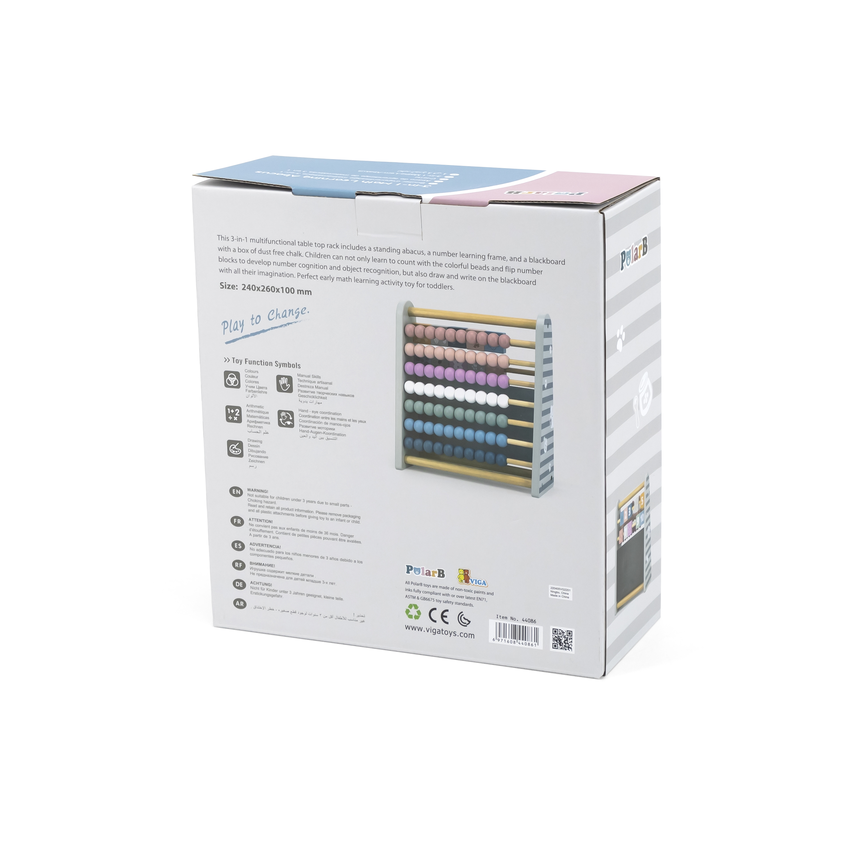 Viga 44086 PolarB Liczydło do nauki matematyki 3w1 — zdjęcie 8