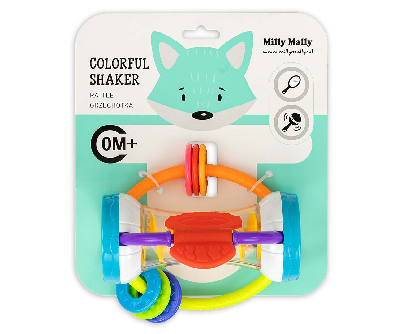 Grzechotka Shaker - Colorful shaker - 0596 — zdjęcie 6
