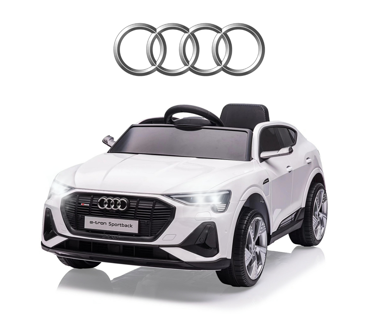 Audi E-Tron Sportback 4x4 akutoitega soiduk Valge