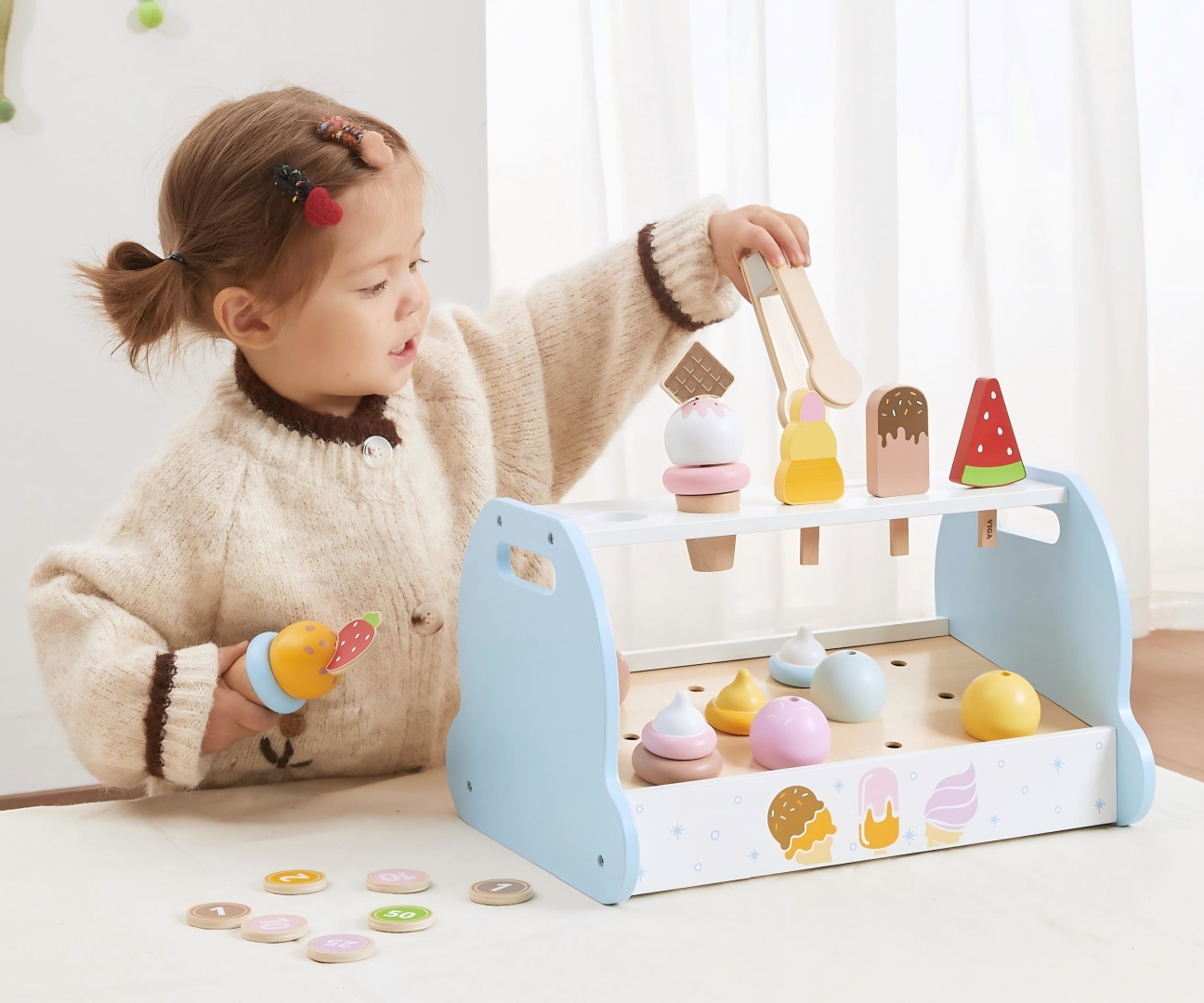 Viga 44842 Drewniana Mini Lodziarnia Cukiernia — zdjęcie 4