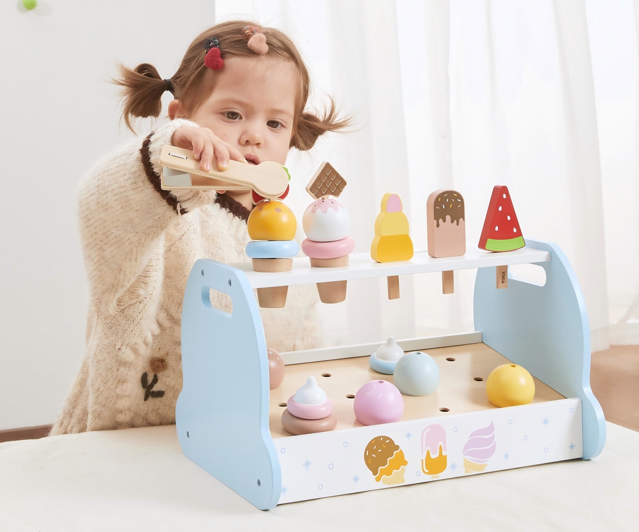 Viga 44842 Drewniana Mini Lodziarnia Cukiernia — zdjęcie 5
