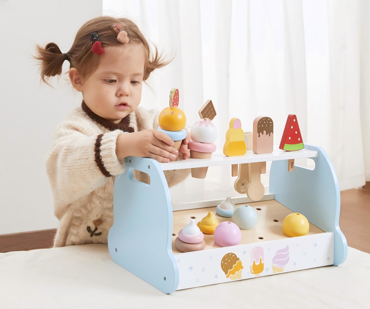 Viga 44842 Drewniana Mini Lodziarnia Cukiernia — zdjęcie 8