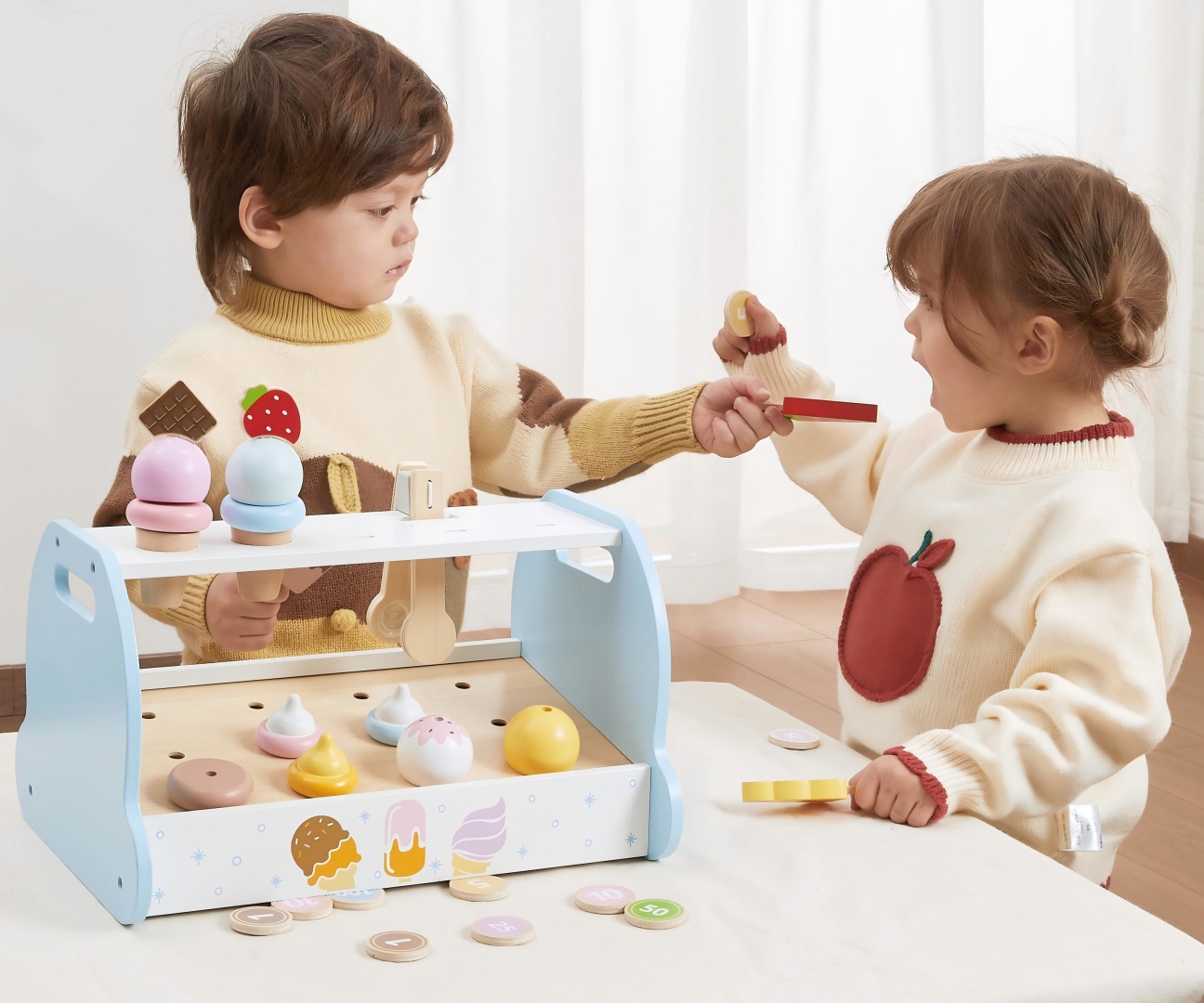 Viga 44842 Drewniana Mini Lodziarnia Cukiernia — zdjęcie 9