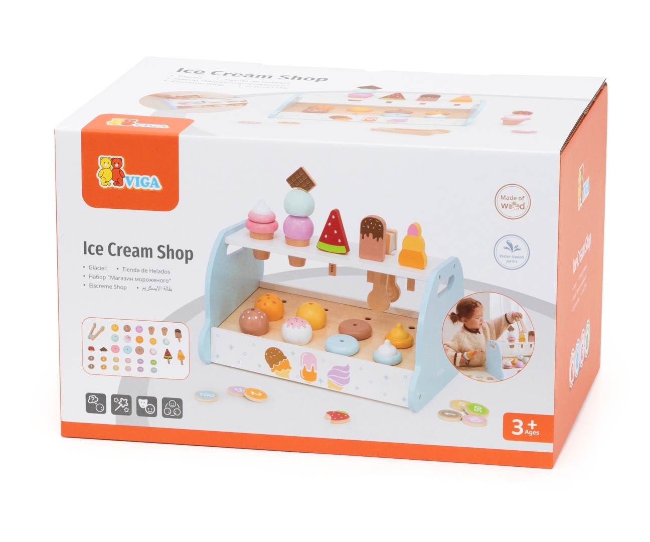 Viga 44842 Drewniana Mini Lodziarnia Cukiernia — zdjęcie 14