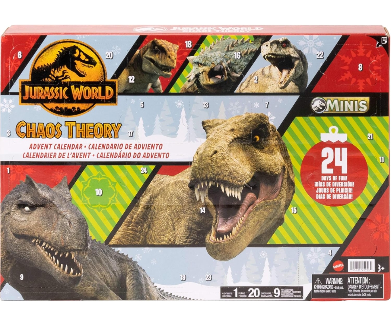 Mattel JBG37 Jurassic World advendikalender