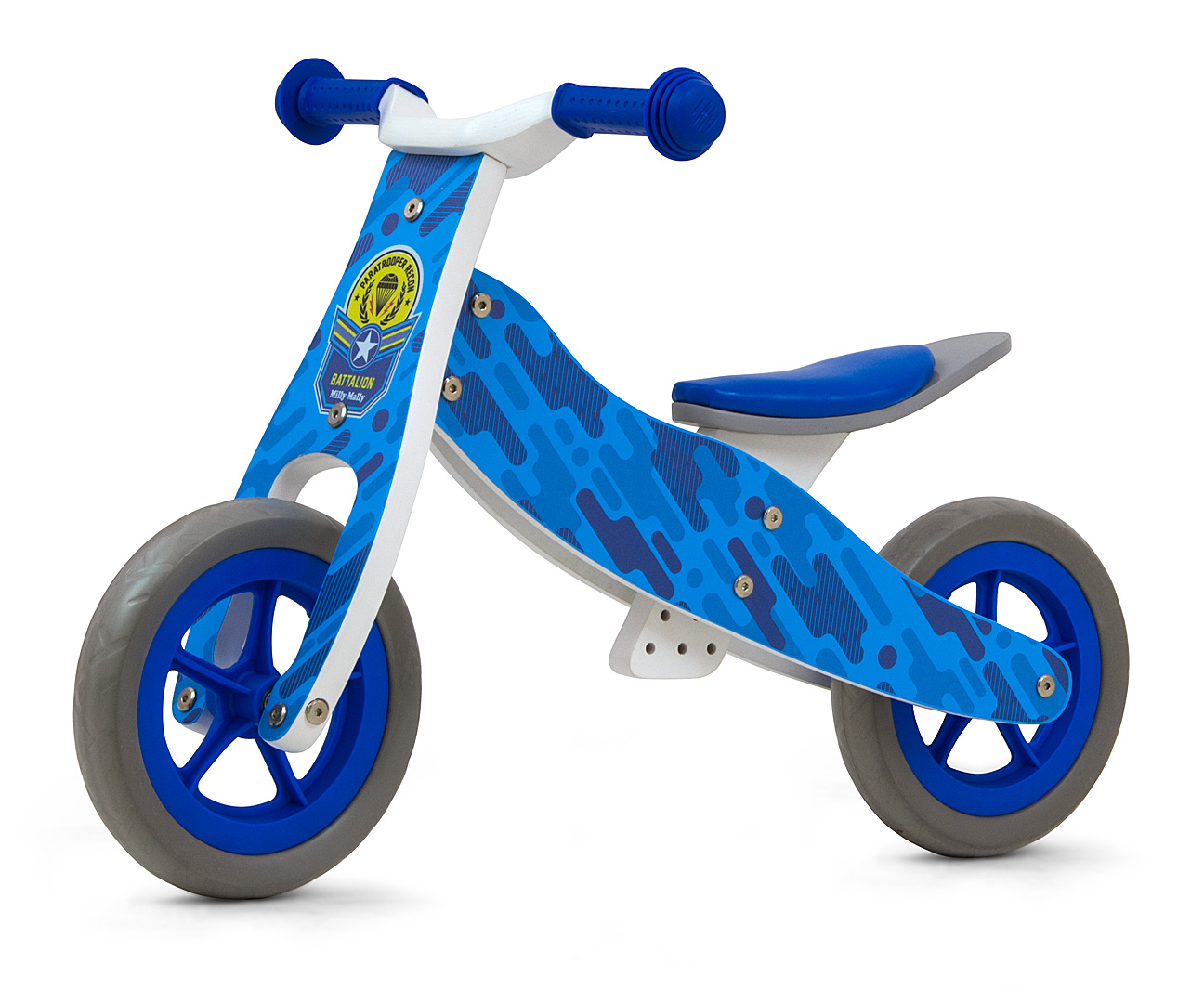 Milly Mally Pojazd 2w1 Cool Blue Army — zdjęcie 2