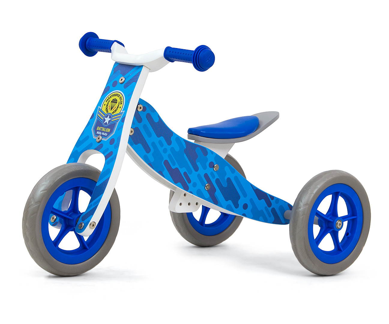 Milly Mally Pojazd 2w1 Cool Blue Army — zdjęcie 3