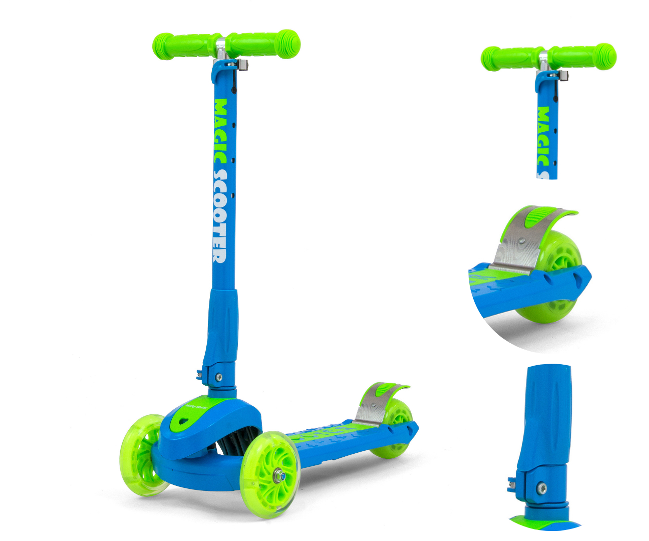 Milly Mally Scooter Magic Blue-Green — zdjęcie 4