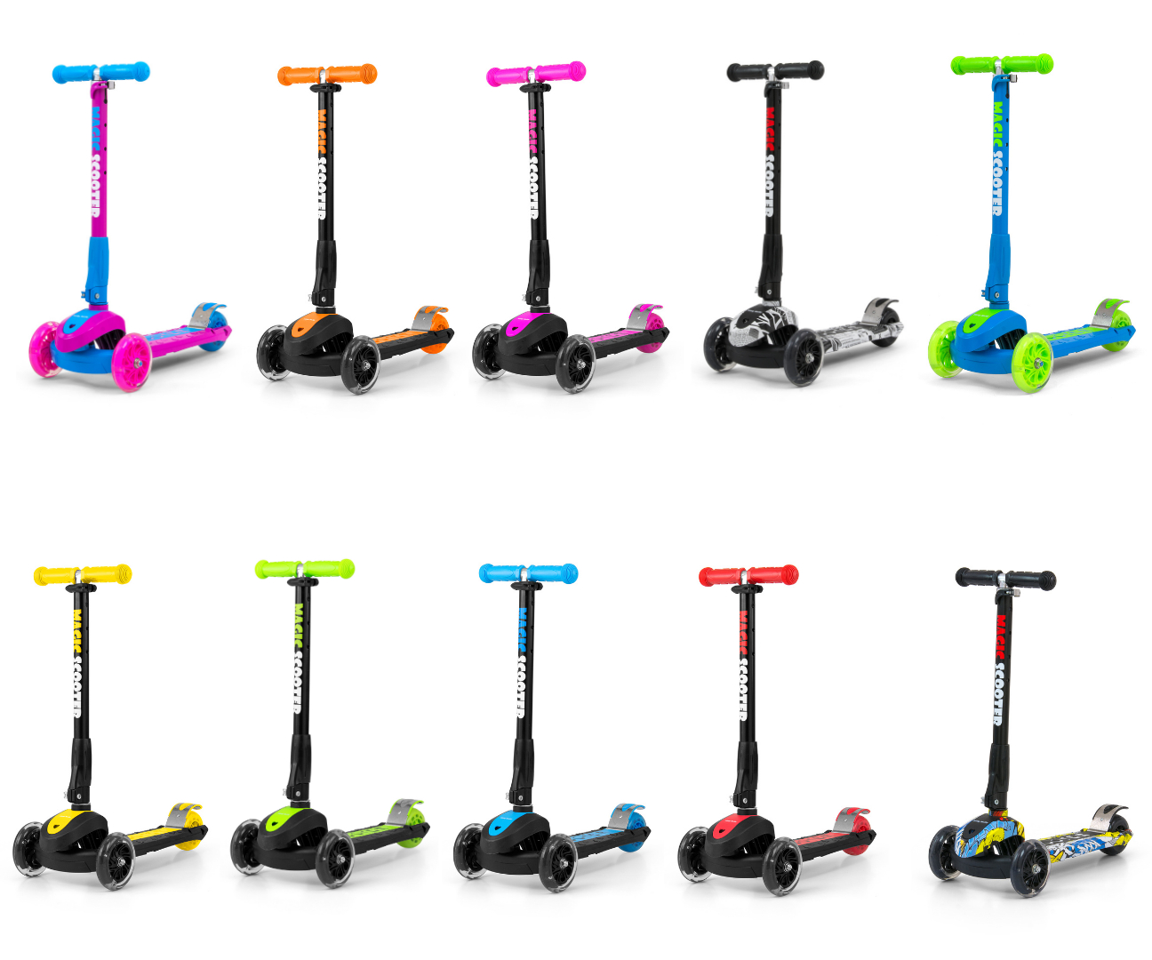 Milly Mally Scooter Magic Blue-Green — zdjęcie 10