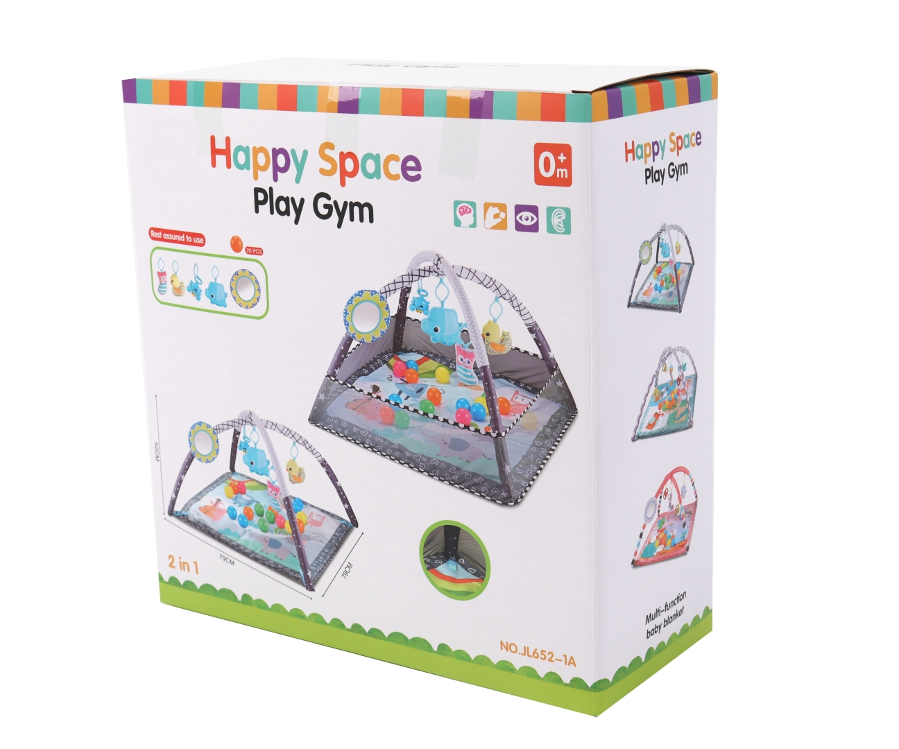 TinyMini JL652-1A Mata edukacyjna 2w1 Kojec z Piłeczkami — zdjęcie 15