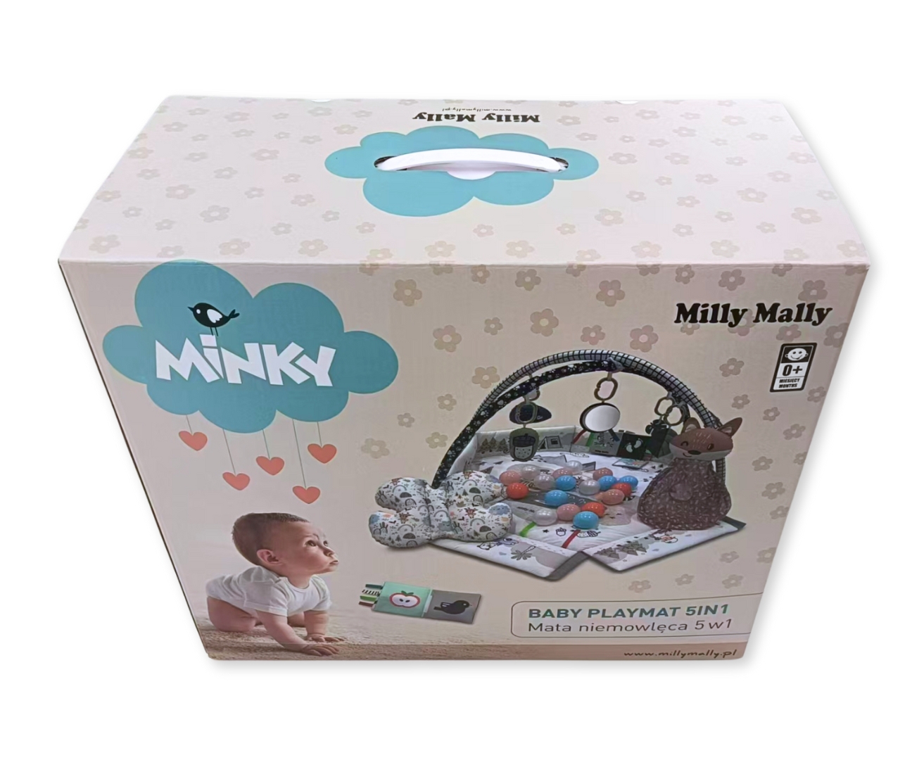 Milly Mally Mata niemowlęca 5w1 Minky — zdjęcie 12