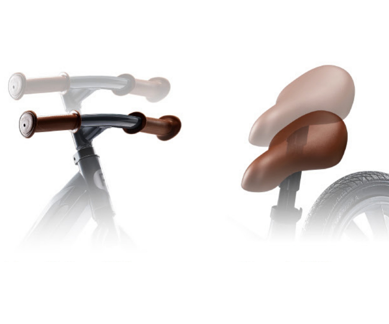 Qplay Rowerek Biegowy Racer Brown — zdjęcie 3