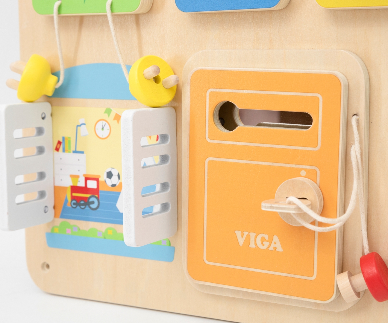 Viga 44823 Drewniana Tablica Manipulacyjna Domek Odkrywania i Nauki — zdjęcie 5
