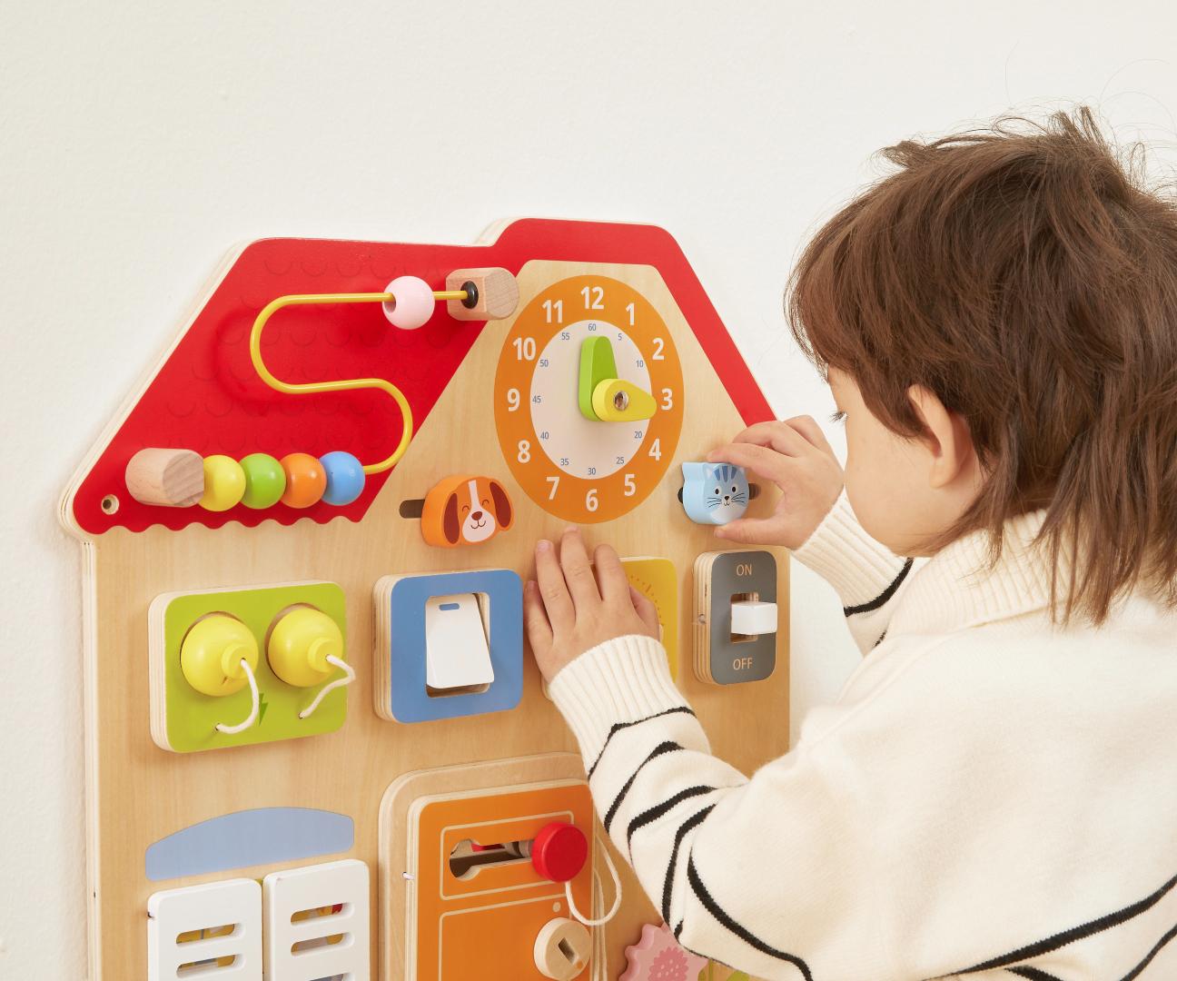 Viga 44823 Drewniana Tablica Manipulacyjna Domek Odkrywania i Nauki — zdjęcie 10