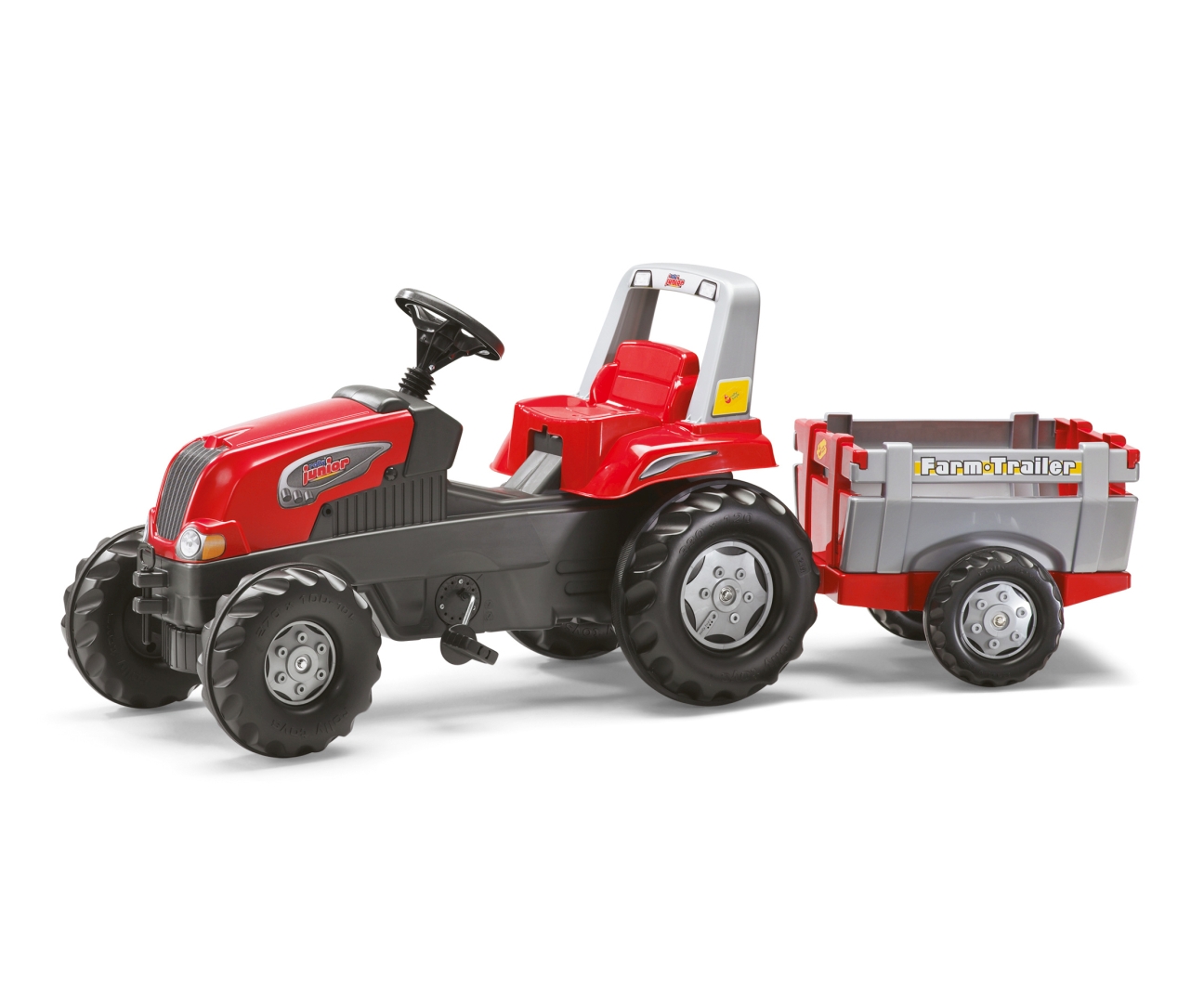 Rolly Toys 1 Rolly Junior RT traktor koos haagise..