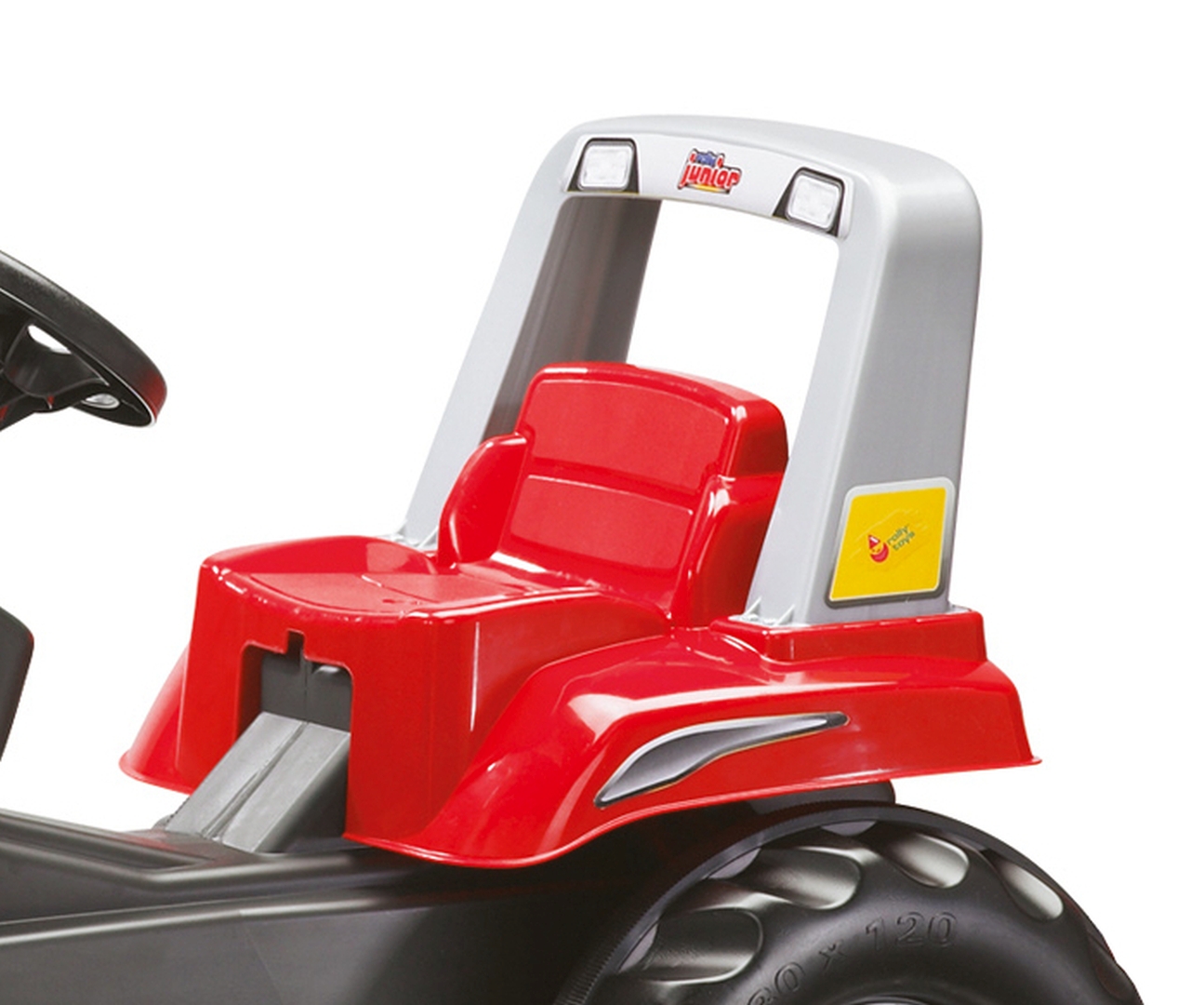 Rolly Toys 800261 Traktor Rolly Junior RT z przyczepą Czerwony — zdjęcie 5