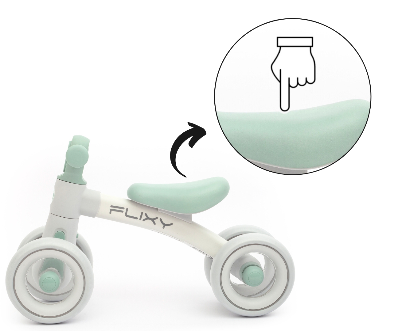 Milly Mally Pojazd Flixy Mint — zdjęcie 11