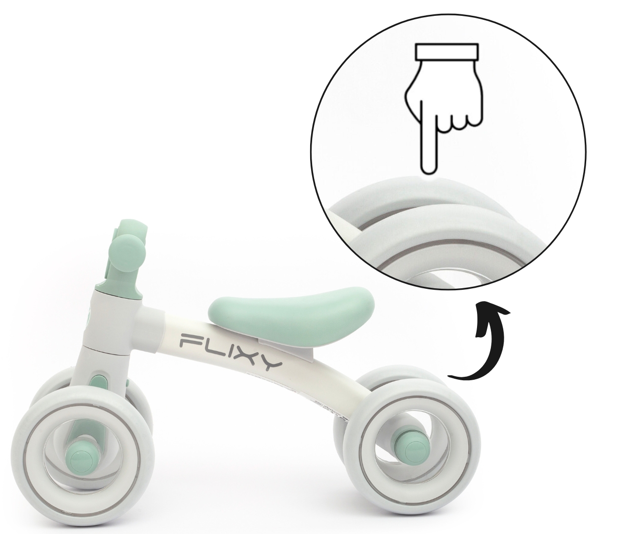 Milly Mally Pojazd Flixy Mint — zdjęcie 12